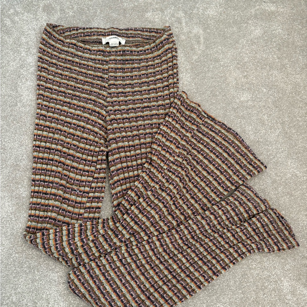 Striped Multicolor Knit Pants